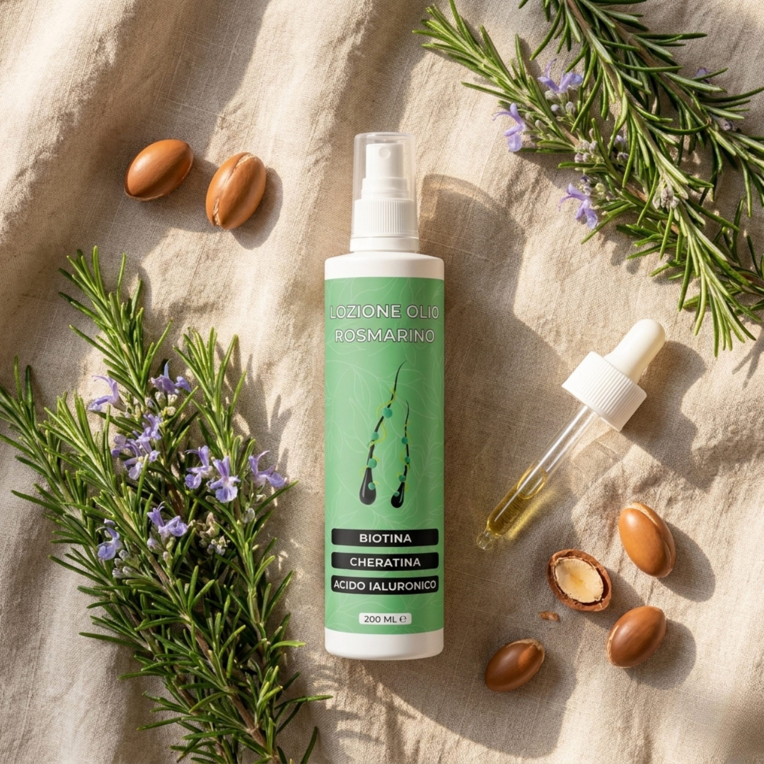 Capelli più Forti e Folti in 30 Giorni con l'Olio di Rosmarino
